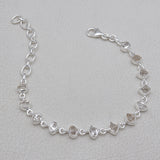 925 Silver Herkimer Quartz Bracelets