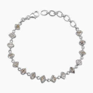 925 Silver Herkimer Quartz Bracelets