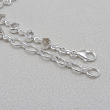 925 Silver Herkimer Quartz Bracelets