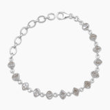 925 Silver Herkimer Quartz Bracelets
