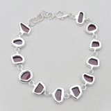 925 Sterling Silver Garnet Bracelets