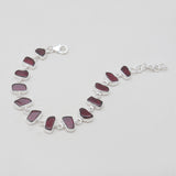 925 Sterling Silver Garnet Bracelets
