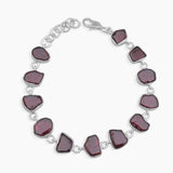 925 Sterling Silver Garnet Bracelets