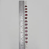 925 Sterling Silver Garnet Bracelets