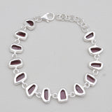 925 Sterling Silver Garnet Bracelets