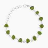 925 Sterling Silver Peridot Bracelets