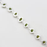 925 Sterling Silver Peridot Bracelets