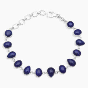 Lapis Lazuli Silver Bracelets