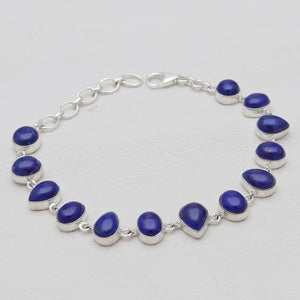Lapis Lazuli Silver Bracelets