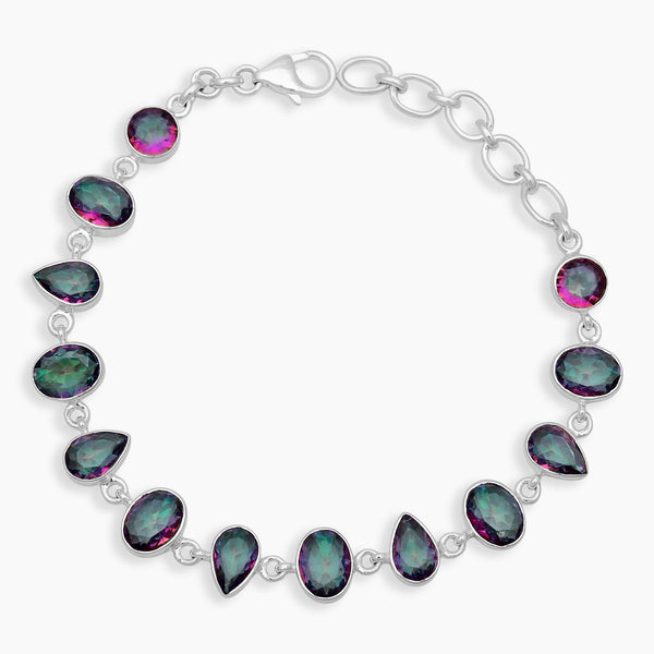 Mystic Quartz Silver Bracelets