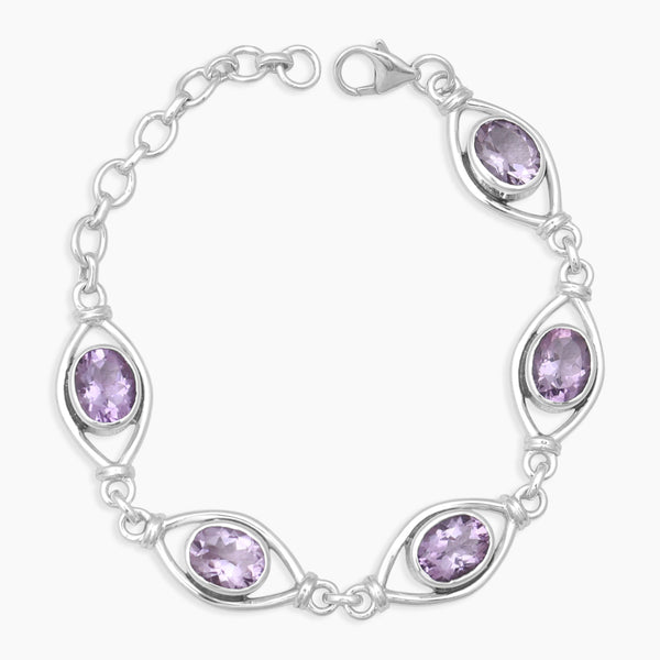 925 Sterling Silver Citrine Bracelets