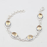 925 Sterling Silver Citrine Bracelets