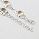 925 Sterling Silver Citrine Bracelets