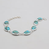 Boulder Turquoise Silver Bracelets