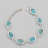 Boulder Turquoise Silver Bracelets