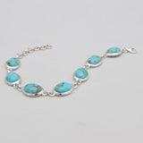 Boulder Turquoise Silver Bracelets