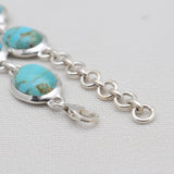 Boulder Turquoise Silver Bracelets
