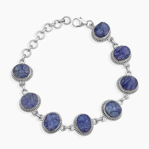 925 Sterling Silver Tanzanite Bracelets