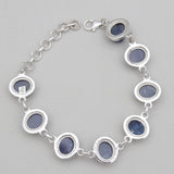 925 Sterling Silver Tanzanite Bracelets