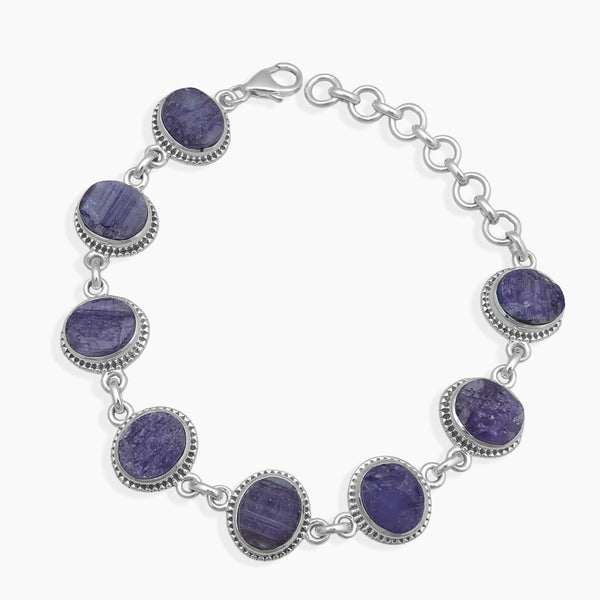 925 Sterling Silver Tanzanite Bracelets