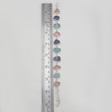 Tanzanite & Rose Quartz Silver Bracelets