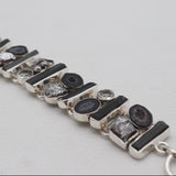 Coconut Druzy Silver Bracelets