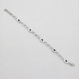 Natural Lapis Lazuli Silver Bracelets