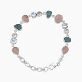Multi Stone Silver Bracelets