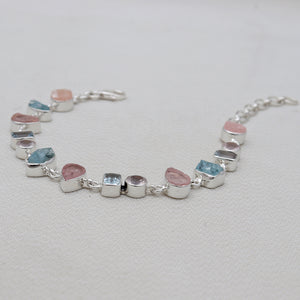 Multi Stone Silver Bracelets