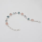 Multi Stone Silver Bracelets