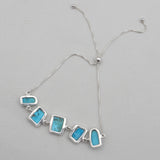 Arizona Turquoise Silver Chain Bracelets