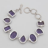 925 Sterling Silver Charoite Bracelets