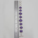 925 Sterling Silver Charoite Bracelets