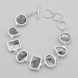 Dendritic Opal Silver Bracelets