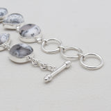 Dendritic Opal Silver Bracelets