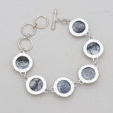 Dendritic Opal Silver Bracelets