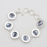 Dendritic Opal Silver Bracelets