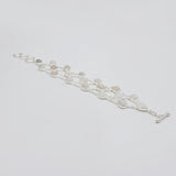 Rainbow Moonstone Silver Bracelets