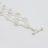 Rainbow Moonstone Silver Bracelets