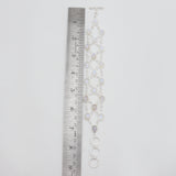 Rainbow Moonstone Silver Bracelets