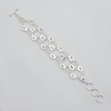 Rainbow Moonstone Silver Bracelets