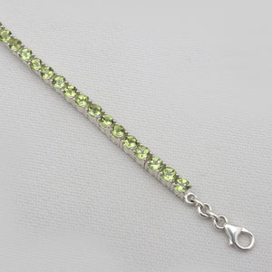 925 Sterling Silver Peridot Bracelets