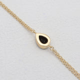 Gold Vermeil Black Onyx Minimalist Bracelets