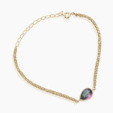 Gold Vermeil Black Onyx Minimalist Bracelets