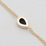 Gold Vermeil Black Onyx Minimalist Bracelets