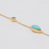 Mexican Turquoise Gold Vermeil Bracelets