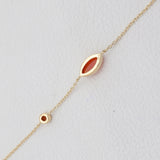 Carnelian Gold Vermeil Bracelets