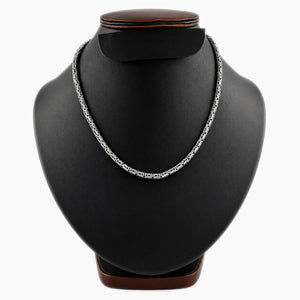 925 Silver Byzantine Chain Necklace 18