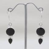 925 Sterling Silver Black Onyx Earrings
