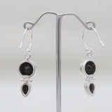 925 Sterling Silver Black Onyx Earrings